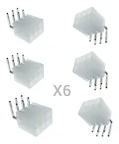 Comprar Conector Molex Pci Macho 6 Pines Para Ramal Fuente Poder