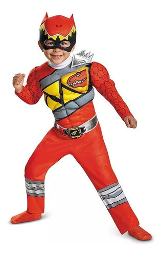 Mighty Morphin Power Rangers Mono Traje Cosplay Para Niños