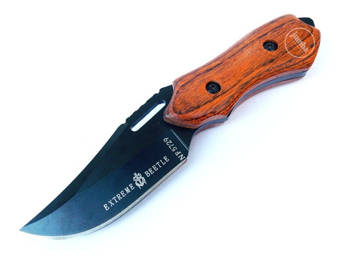 Mini Cuchillo Táctico Stonewash Short Cacha Madera Puñal