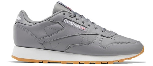 Zapatillas Reebok Lifestyle Hombre Classic Leather Gris Cli