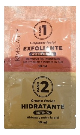 Exfoliante Y Crema Facial Hidratante 2 En 1 Kimbeauty X3