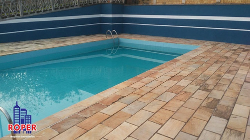 Excelente Chácara De 2.040 Metros Com Piscina À Venda Na Estancia Brasil Em Atibaia!! - Ch00846 - 34651767