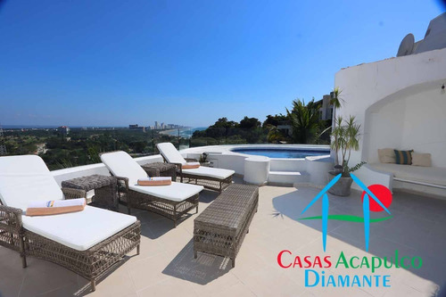 Imagen 5 de 30 de Cad Océano Playa Fortuna Ph 7. Roof Garden Con Palapa, Sala, Comedor, Asador Y Alberca Para 8 Personas