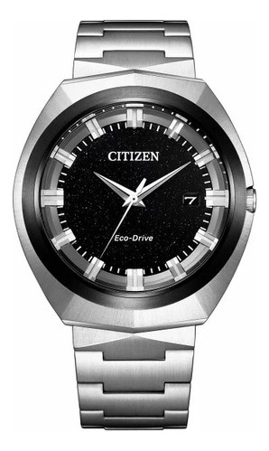 Reloj Citizen Bn1014-55e Eco Drive 365 Plateado/negro