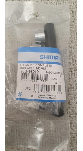 Eixo Completo Para Cubo Traseiro Shimano Fh-m7110 142mm