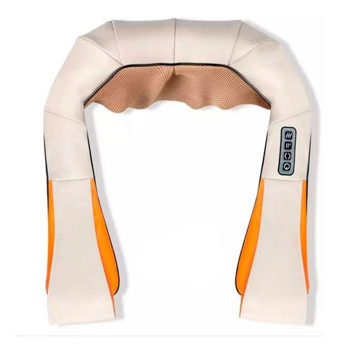 Masajeador Cervical Portatil Cuello Hombros Calor Lumbar Pie