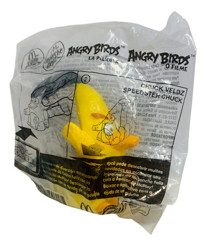 Muñeco Chuck Veloz Angry Birds La Película Mcdonalds 2016