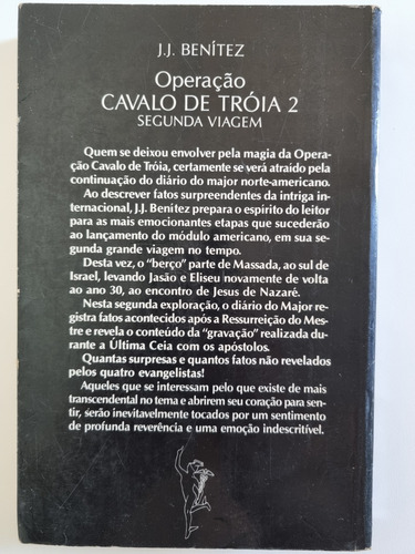 Livro Operação Cavalo De Troia 2 Segunda Viagem J.j. Benitez (Usado)