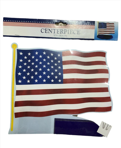 Centro De Mesa De Cartón Bandera De Usa, Tema 4 De Julio