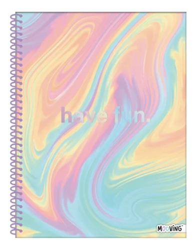 Cuaderno Triple Mooving Papel Premium Carta Pastel Dis Aleat