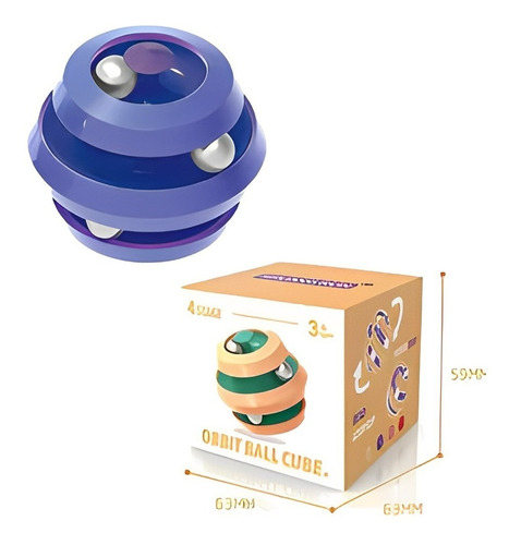 3x Bola Giratoria Fidget Rompecabezas Juguete Infinito