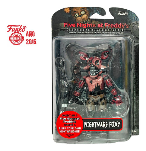 Fnaf Nightmares Foxy Año 2016 Funko Original