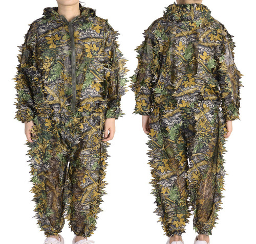 Ghillie Suit - Traje De Camuflaje Con Capucha En 3d Para Caz