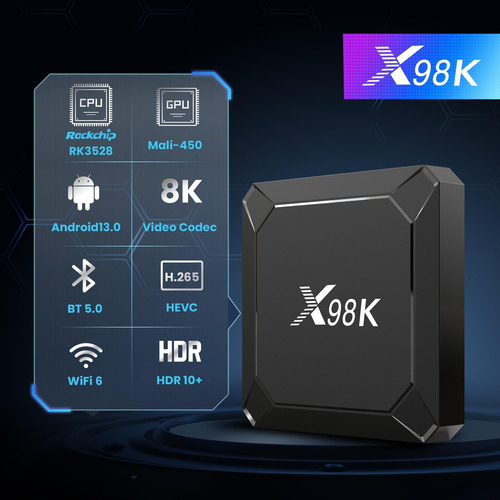 Sidiwen Android 130 Tv Box, X98k Android Tv Box 2 Gb Ram De