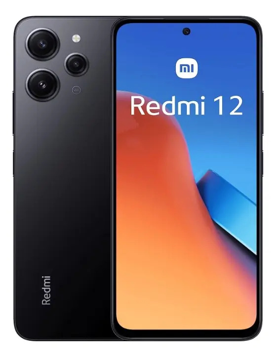Smartphone Xiaomí Redmi 12 Preto 128/4gb + E Fone