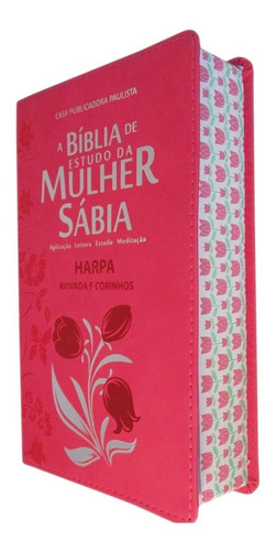 Bíblia Da Mulher Sábia Letra Grande Estudo E Harpa 