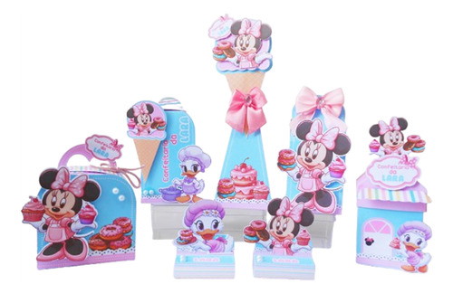 Arquivo De Corte Minnie Confeiteira 21