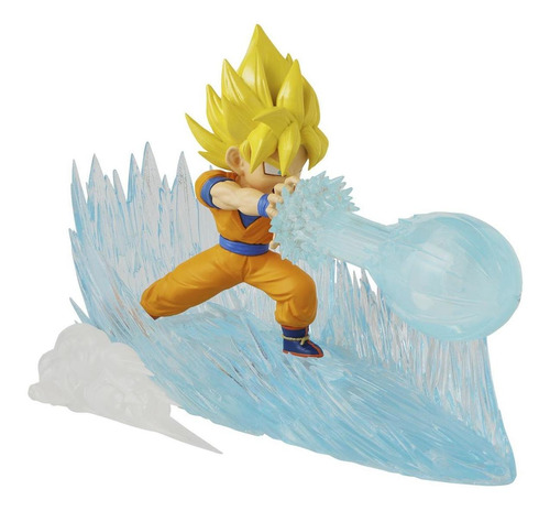 Imagen 1 de 4 de Figura Dragon Ball S Super Saiyan Goku Explosión Final Banda