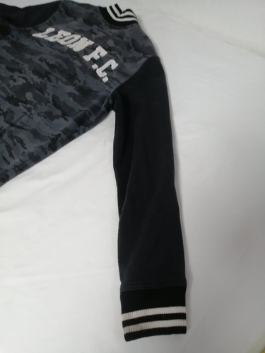 Chamarra Ligera Futbol Talla L Leon F C Pirma Camouflage (Usado)