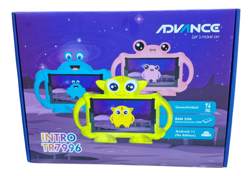 Tablet Advance Kids Tr7996 Pantalla 7 Ram 2gb 32gb Chip 3g