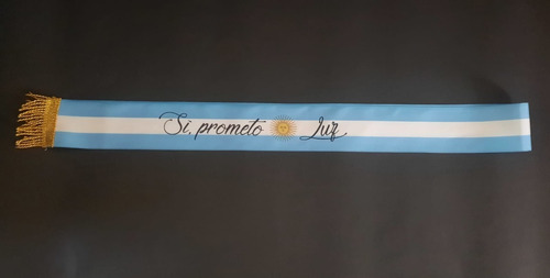 Banda Escolar Promesa De Lealtad A La Bandera Sublimada ×50