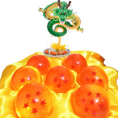 Esferas Del Dragón De 7.5cm De Diámetro + Figura Shenlong