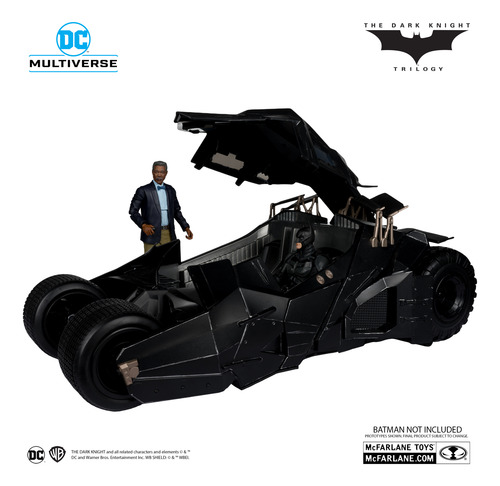 Lucius Fox & Tumbler The Dark Knight Dc Multiverse Mcfarlane