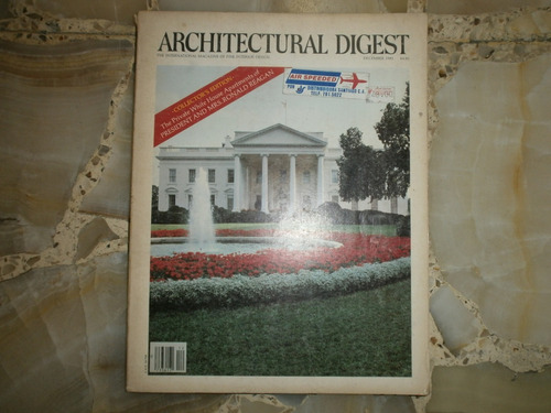 Revista Architectural Digest December 1981 Made In Usa Vogue