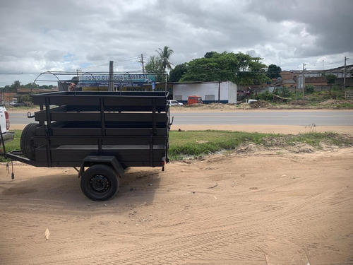 Reboque Carretinha Com Gaiola Removível