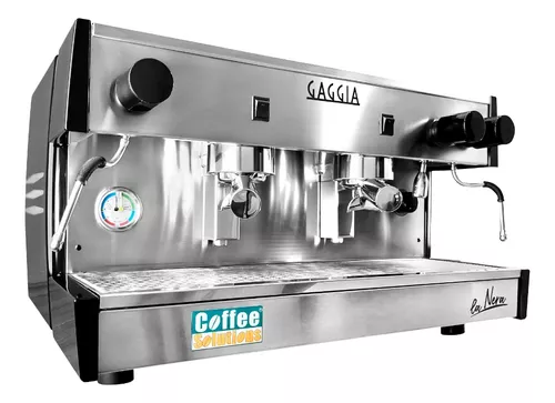 Cafetera industrial para bar con dos grupos