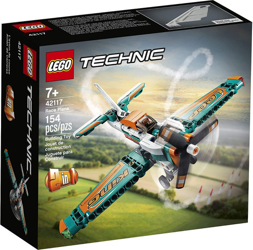 Lego Technic (42117) Avión De Carreras Cantidad de piezas 154