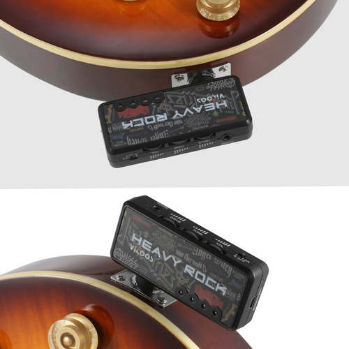 Mini Guitarra Eléctrica Portátil Con Enchufe Para Auriculare