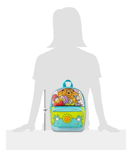 Minimochila Warner Bros Scooby Doo De 25 Cm De Lona Para Muj