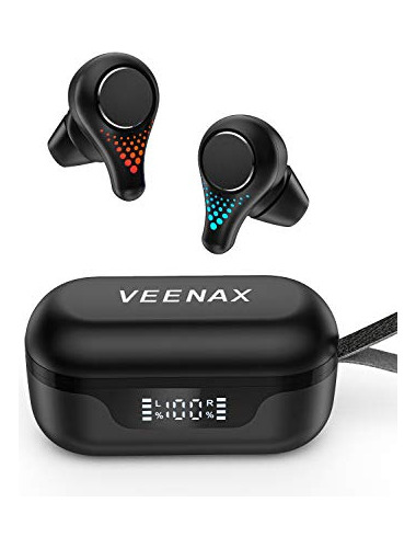 Veenax T8 Audífonos Inalámbricos True Wireless, Control Táct