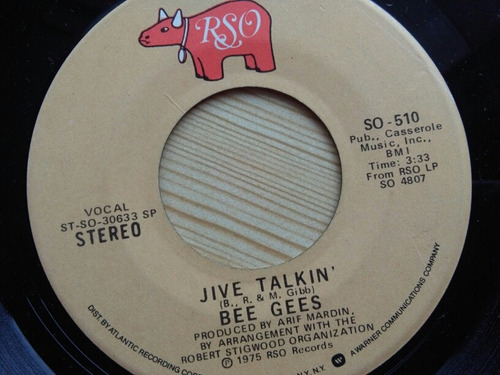 Mundo 45 Vinilo Bee Gees Jive Talkin'