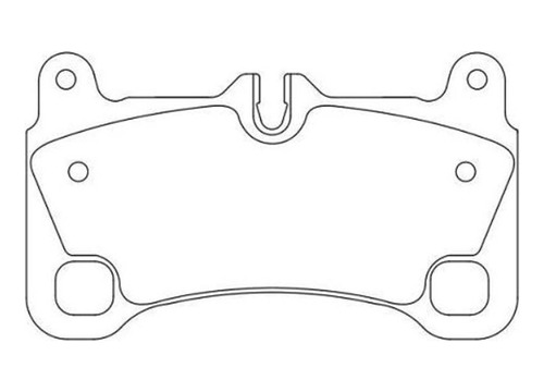 Pastilha De Freio Traseira Porsche Cayenne Turbo S 4.8 500cv