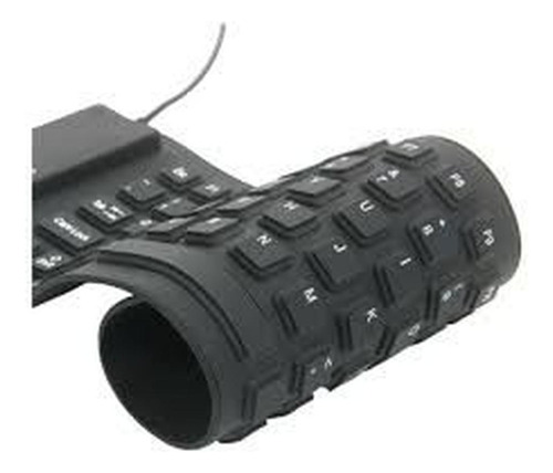 Teclado Flexivel Com Fio Para Pc