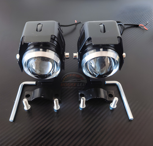 X2 Neblinero Led Cree Para Moto +switch Exploradora Auxiliar