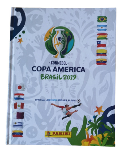 Album Copa America Brasil 2019 + 221 Stickers + 10 Sobres 