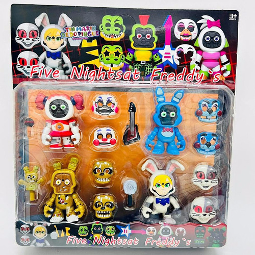 Juguete Five Nights At Freddy's Figura X4 Personajes