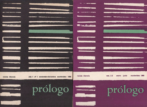 1968-69 Revista Prologo Uruguay Completa Literatura Cultura