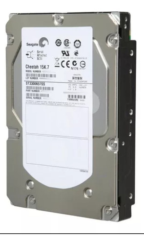 Disco Rígido Interno Seagate Cheetah 15k.7 St3300657ss 300gb Cor Prateado