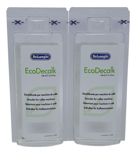 Descalcificante Cx C/ 2 Un 100ml Para Caf Delonghi 33041