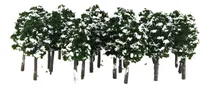 Comprar Árboles Nevados (20), Maquetas De Tren O Dioramas (7 Cm). Jp