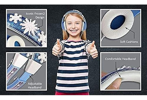 Ekids Frozen 2 Auriculares Para Niños, Diadema Ajustable, So