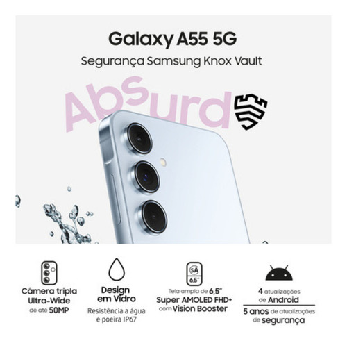 Samsung Galaxy A55 5g Dual Sim 128 Gb Azul Oscuro 8 Gb de RAM