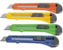 Comprar 60pz Cutter Exacto Navaja Escolar Embalaje Colores 5 Pack