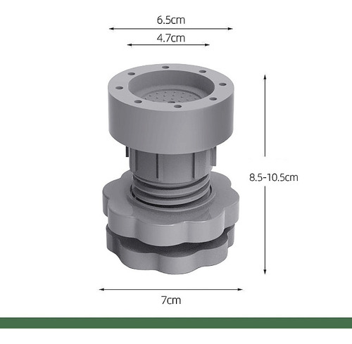 4 Pcs Almohadilla Antivibración Para Pies, Soporte Para