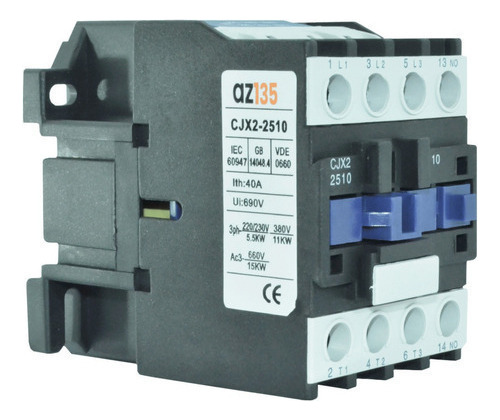 Kit C/13 Chave Contatora Tripolar 25a Lc1 4na D2510 220v