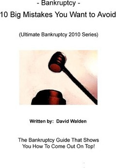 Libro Bankruptcy - 10 Big Mistakes You Want To Avoid - Da...